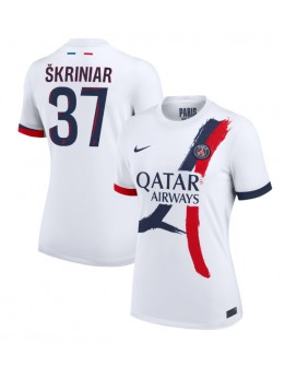 Paris Saint-Germain Milan Skriniar #37 Zenski Gostujuci Dres 2024-25 Kratak Rukavima